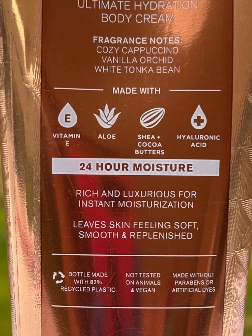 Bath & Body Works Vanilla Mocha Martini Ultimate Hydration Body Cream 8oz Cozy